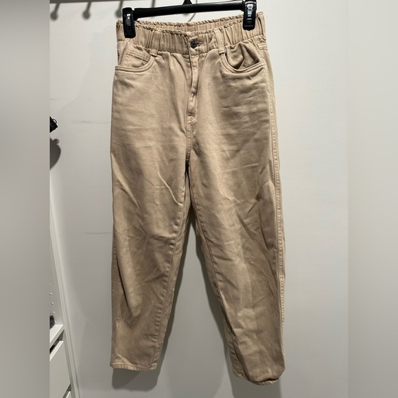 H&M High Waist Twill Pants - Picture 3 of 4